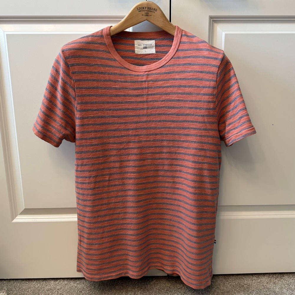 Sol Angeles Terry cloth men’s striped tee